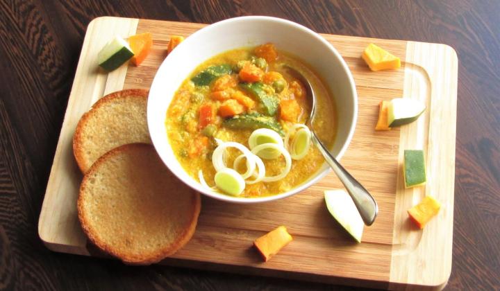 Jak uvařit podzimní polévku z dýně, pórku a cukety | recept 