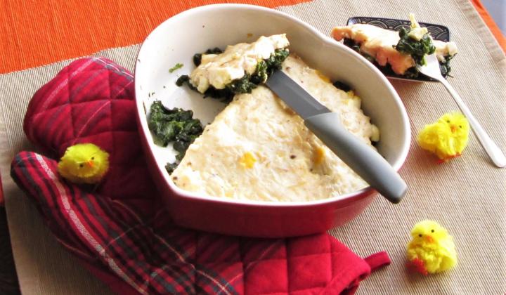 Jak zapéct špenát s vejci pod bešamelovou peřinkou | recept Jak zapéct špenát s vejci pod bešamelovou peřinkou | recept