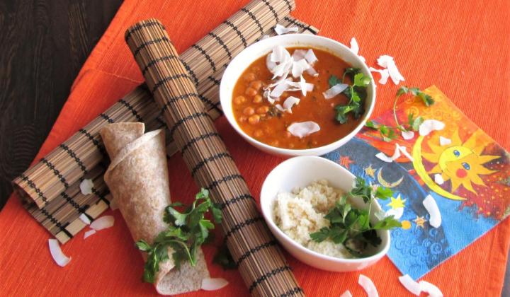 Jak uvařit indické cizrnové kari s kokosem | recept Jak uvařit indické cizrnové kari s kokosem | recept