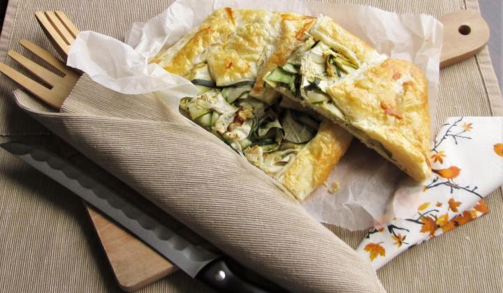 Jak upéct křupavou cuketovou galetku z listového těsta | recept Jak upéct křupavou cuketovou galetku z listového těsta | recept