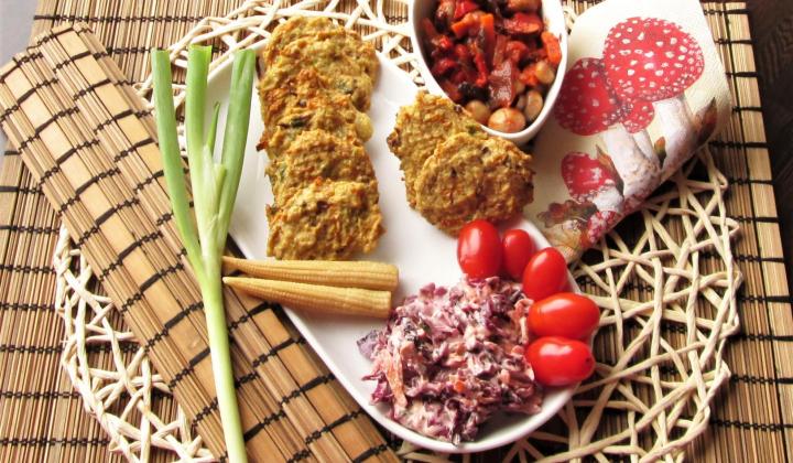 Jak na zdravé, v troubě pečené kuskusové placičky s houbami | recept