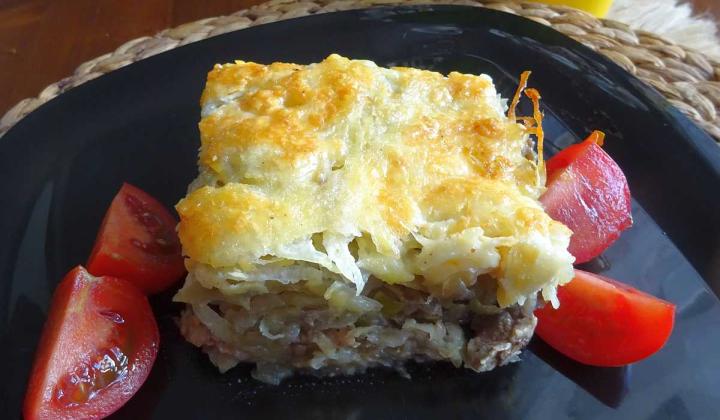 Jak zapéct vepřové maso v „ovčím kožíšku“ z brambor | starý ruský recept Jak zapéct vepřové maso v „ovčím kožíšku“ z brambor | starý ruský recept