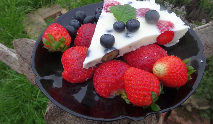 Jak udělat nepečený dezert z podmáslí a ovoce | recept i pro diabetiky Jak udělat nepečený dezert z podmáslí a ovoce | recept i pro diabetiky
