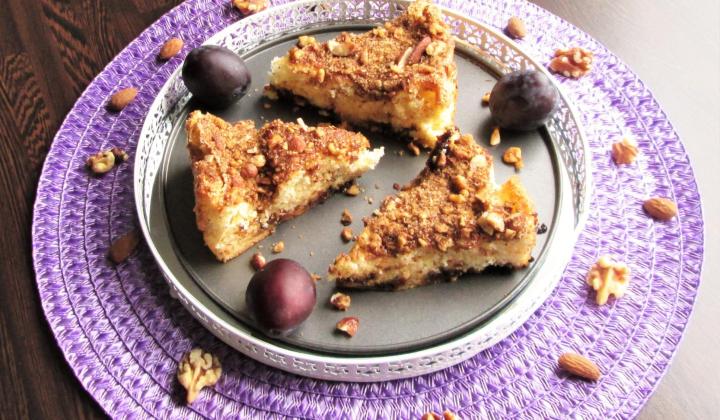 Jak upéct povidlový koláč z bramborového těsta s ořechovou krustou | recept Jak upéct povidlový koláč z bramborového těsta s ořechovou krustou | recept