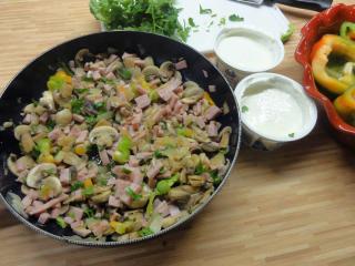 Jak upéct vepřový bok plněný rýží s houbami | recept